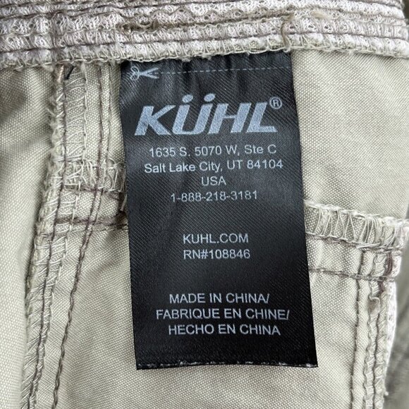 Kuhl Mens 38 Ramblr Cargo Outdoor Hiking Camping Shorts 5125 Beige READ FLAW‎ - Picture 14 of 16